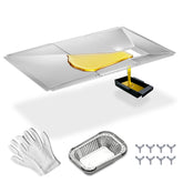 FIRXZYMZ adjustable grease tray length aiding clean, easy maintenance