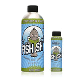 Fish Head Farms Organic Soil Conditioner bottle label highlighting organic formula for healthier plants.