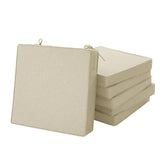 Fitfree outdoor chair cushions beige with removable cover for easy cleaning