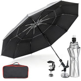FixOasis 60-inch HVAC umbrella with magnetic base providing reliable shade on metal surfaces.