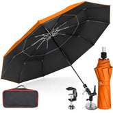 FixOasis 60-inch HVAC umbrella with magnetic base provides sturdy shade on metal surfaces.