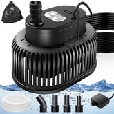 FizZeal pool cover pump with automatic water sensor drains rainwater quickly from covers