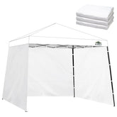 FLAGLY Slant Leg Canopy Sidewall 3-Pack 86x120 for private outdoor shade and protection