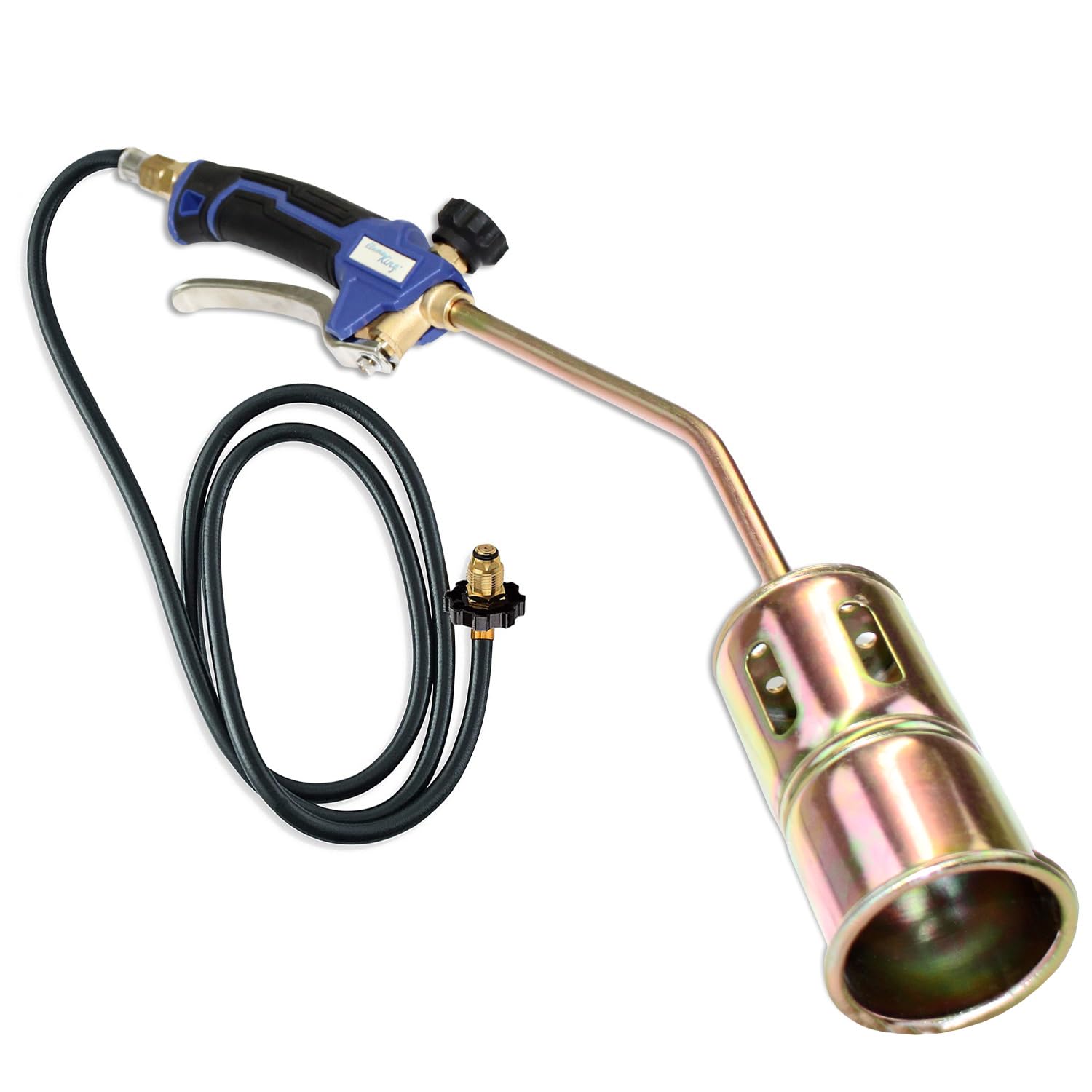 Flame King propane torch kit full assembly showing ready-to-use setup ideal for versatile projects