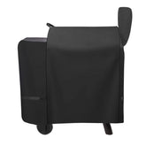 FlameDuty 600D pellet grill cover on Traeger Pro 22 provides full weather protection.