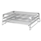 FlameDuty jerky rack 21in 3-tier enhances cooking capacity for larger batches.