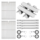 FlameDuty stainless cooking grate 2-pack for Nexgrill compatibility enhances searing