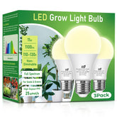 Flaspar A19 Grow Light Bulbs on shelf showing compact design for home use
