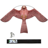 Flerigh Style A bird scarer kite with wings in wind for deterrence.
