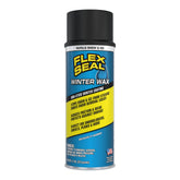 Flex Seal Winter Wax coats a snow shovel for easier snow removal and protection.