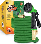 Flexi Hose 75ft extended length enables full yard reach and flexible maneuvering.