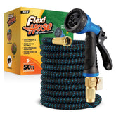 Flexi Hose fully extended to 50 feet for easy reach and watering.