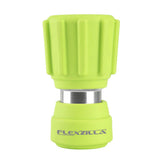 Flexzilla garden hose nozzle twist action in ZillaGreen for versatile watering and cleaning.