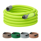 Flexzilla SwivelGrip hose 50ft demonstrates twist-free setup for easier watering