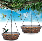 FLINTER 2-pack hanging bird feeder in garden attracts songbirds