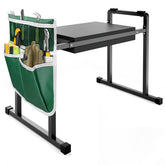 FLINTER garden kneeler seat with anti-tip base stabilizes planting tasks.