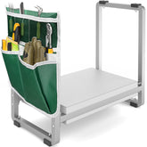 FLINTER Wider Garden Kneeler side view highlights sturdy frame for steady kneeling