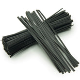 Flixall twist ties 5in in black for bread bags and cord organization.