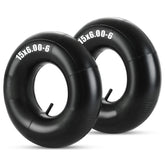 FLKQC 2-pack inner tubes with TR-13 valve for quick mower tire replacements.