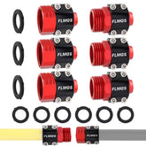 FLMQS garden hose repair kit with connectors and clamps for quick fixes.