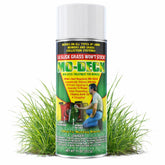 Flyleaf PRO Mo Deck Spray pressurized can in action for quick, even coverage.