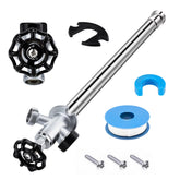 FODAHRWS 12-inch frost-free faucet inlet connection enables tool-free installation