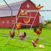 Fogein chicken coop perches with swing provide versatile roosts and playful space for backyard poultry.