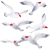 Foilswirl seagull inflatable ornament for festive beach party decor