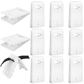 Foilswirl clip 12-pack white for solar reel – quick replacement and secure hold