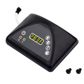 Folosem digital control panel on Masterbuilt smoker front view for precise temperature monitoring.