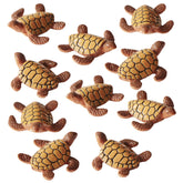 Folytiy sea turtle miniature figurine closeup for tiny garden accents in terrariums.
