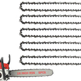 FONLOYEN 5-pack 16-inch chain laid out for quick replacement in busy work