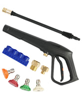 FOOCO pressure washer gun set assembly with quick-connect design for easy setup