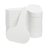 Foraineam white plastic plant labels clearly mark pots and beds for easy organization.