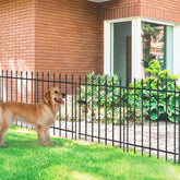 FOREHOGAR garden fence gate 30in tall for a durable border.