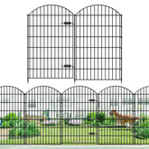FOREHOGAR gate panel in black finish enables easy yard access while containing pets.
