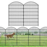 FOREHOGAR metal garden fence panel 48in for a durable yard boundary and pet containment.