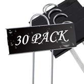 FORUP metal plant labels with a 30-pack set for durable garden tagging across seasons.