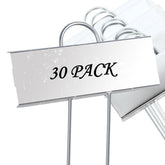 FORUP metal plant labels—30-pack; durable markers for garden organization