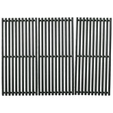 FORYEYC 17-inch cast-iron grate close-up showing even heat distribution for consistent grilling