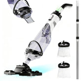 FOTING cordless pool vacuum with all-angle head for thorough corner cleaning