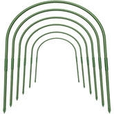 FOTMISHU garden hoops for greenhouse setups, offering sturdy support and potential germination efficiency