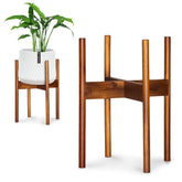 Fox and Fern fixed 10-inch plant stand viewed from the side, showcasing sturdy design.
