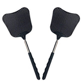 Foxany telescopic fly swatter paddle improves hit accuracy indoors and outdoors.
