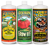 FoxFarm Big Bloom bottle supports flowering and bud development.