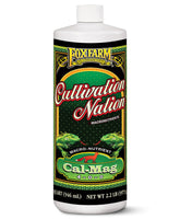 FoxFarm Cultivation Nation Cal-Mag bottle front showing calcium and magnesium content
