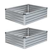 Foxlang raised garden bed 4x3x1ft two-pack for vegetables and herbs.