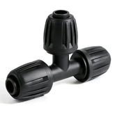 FoxRose 12-pack 1/2-inch tee fittings for customizable garden drip layouts.