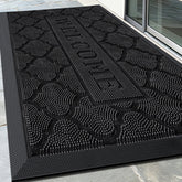 FRAMICS Rubber Doormat at the front-door entrance offers durable protection and a clean welcome.