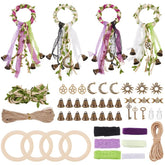 FREEBLOSS Witch Bells Kit contents ready for easy DIY decoration.